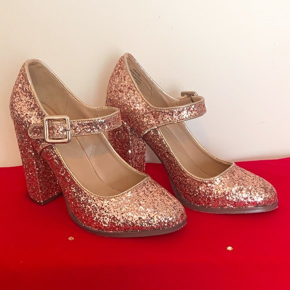 Nearly New (Only Worn Twice) Mix No. 6 Stunningly Beautiful Asuviel Glitter Pump - Picture 8 of 15